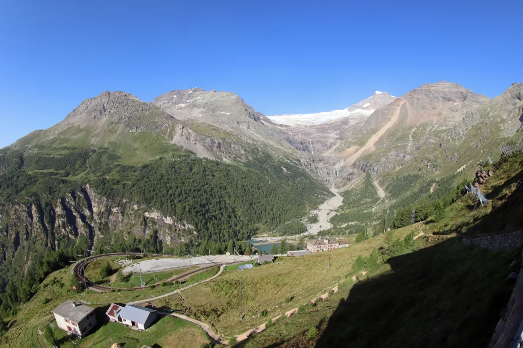 Alp Grüm und die Casa Belvedere, 10.08.2025 10:36