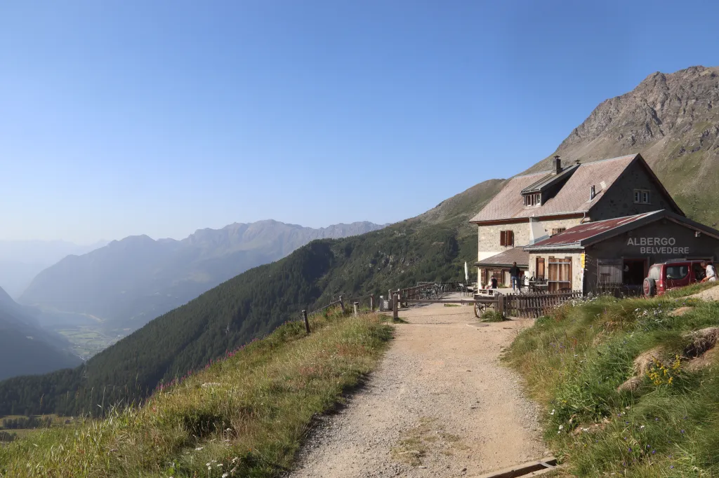 Alp Grüm und die Casa Belvedere, 10.08.2025 10:54