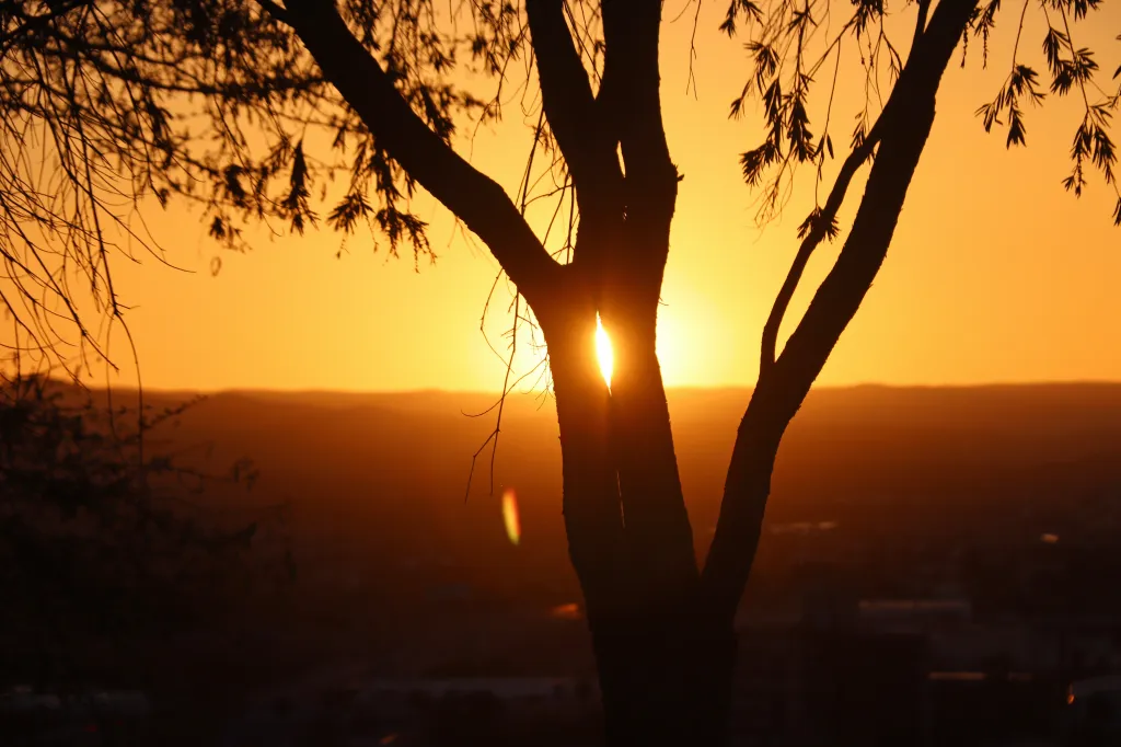 Sonnenuntergang von der Heinitzburg, 26.10.2025 19:56