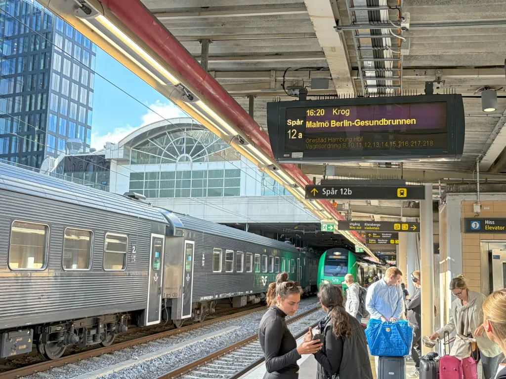 Snälltåget Stockholm - Berlin, 03.09.2025 17:56